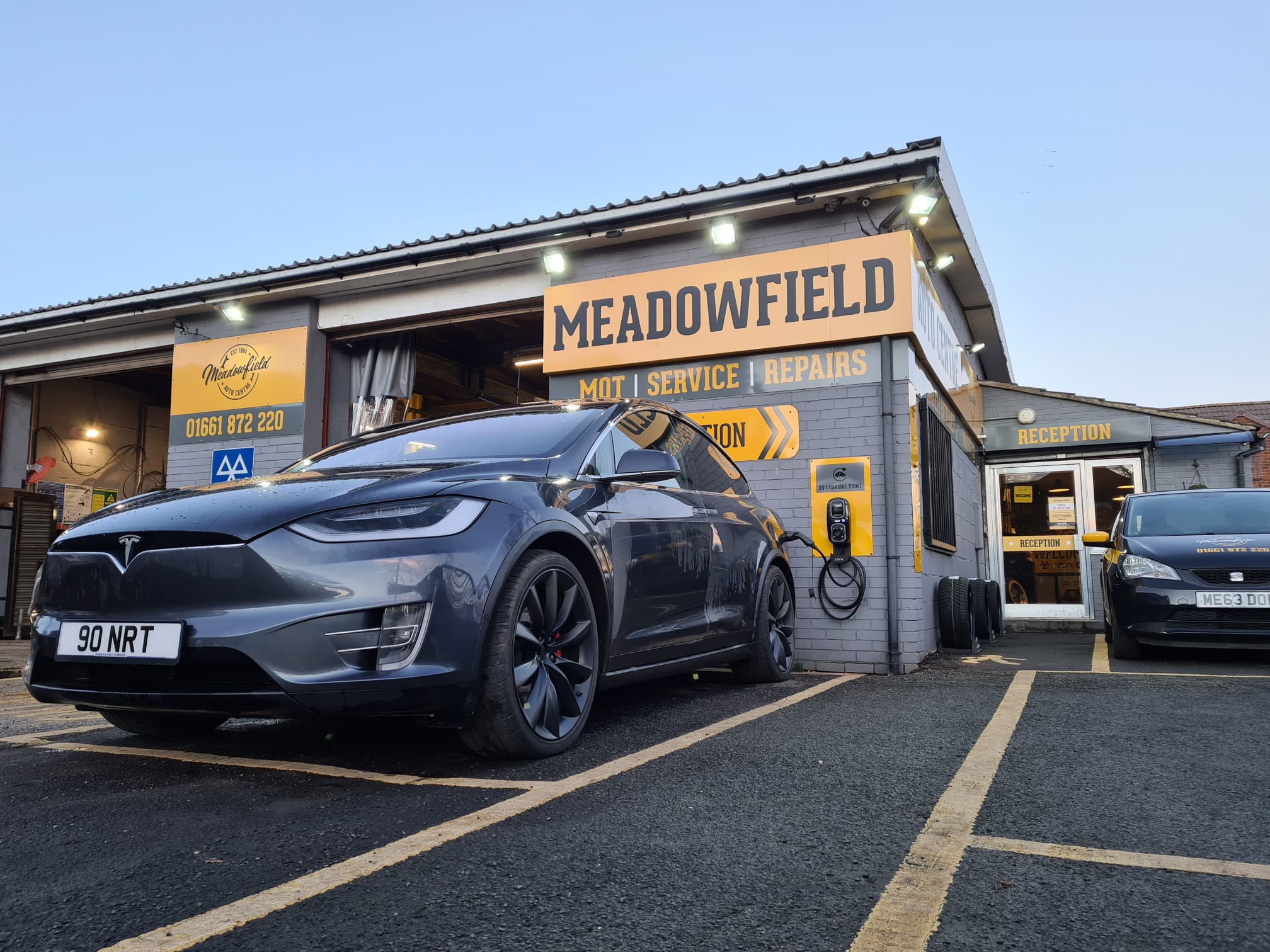 Meadowfield Auto Centre Installs EV Charging Point
