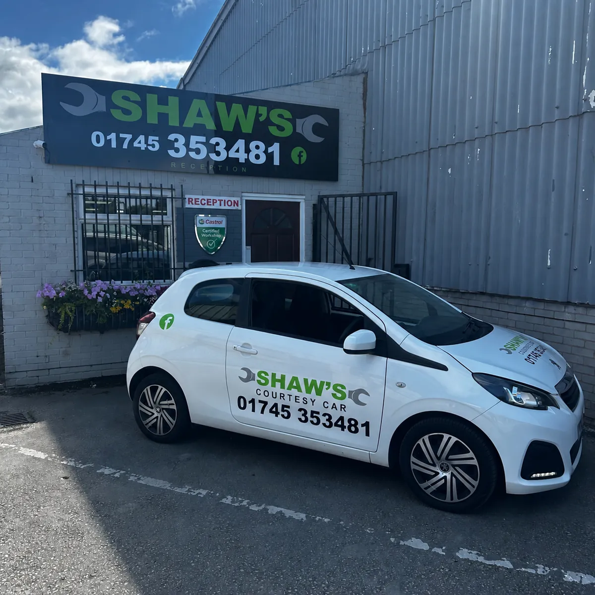 Shaw's Service Station Rhyl